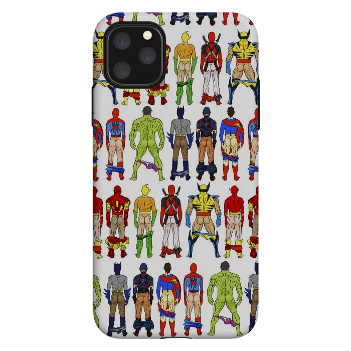 iPhone 11 Pro Max StrongFit Superhero Butts by Notsniw