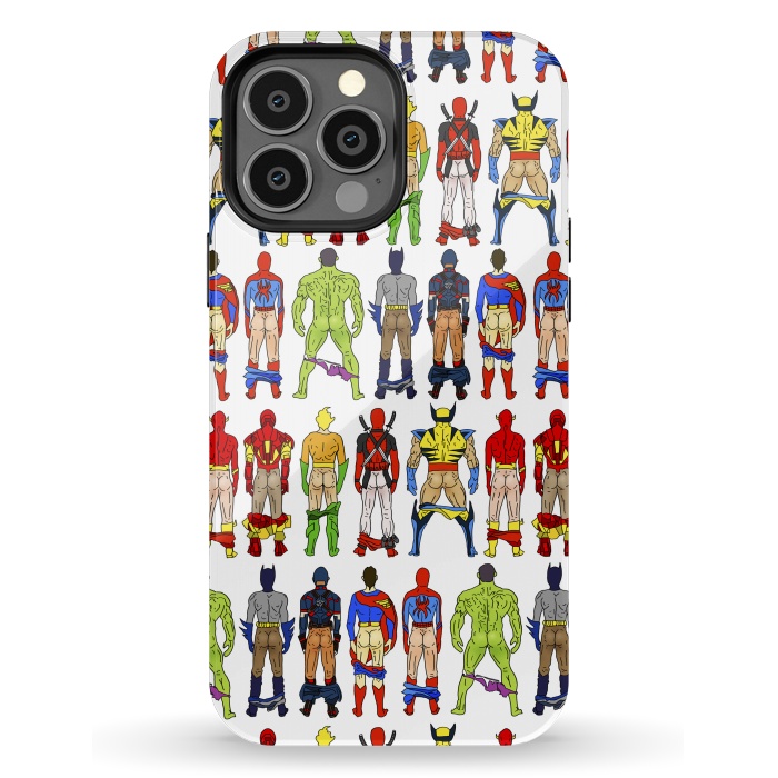 iPhone 13 Pro Max StrongFit Superhero Butts by Notsniw