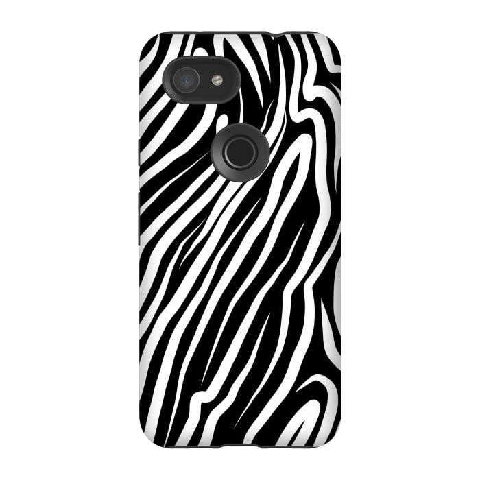 Pixel 3A StrongFit Zebra work abstract by Josie
