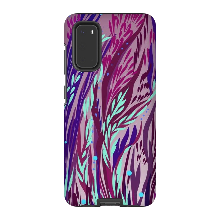 Galaxy S20 StrongFit Floral collection  by Josie
