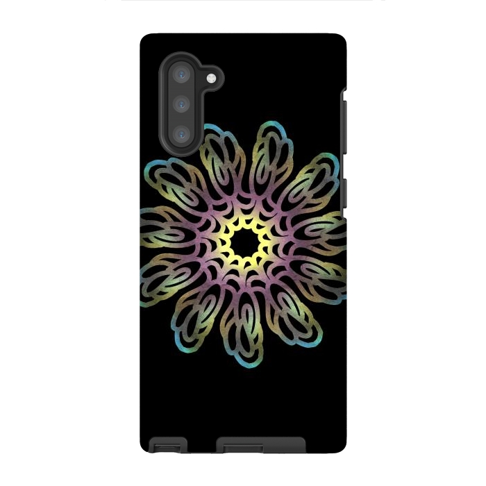 Galaxy Note 10 StrongFit Mandala art  by Josie
