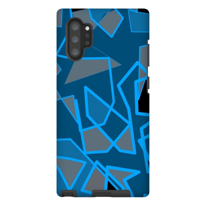 Galaxy Note 10 plus StrongFit Blue Star by Josie