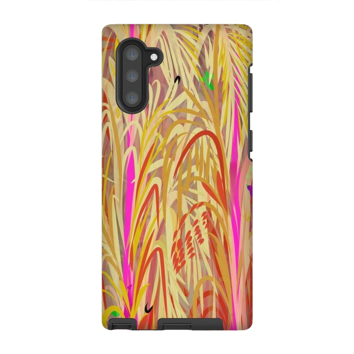 Galaxy Note 10 StrongFit Pink Hay by Josie