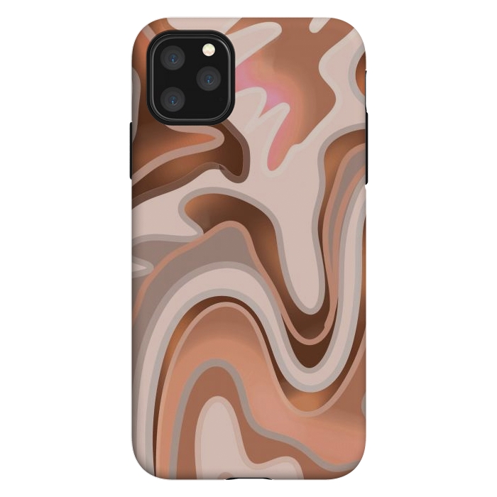 iPhone 11 Pro Max StrongFit Chocolate Swirl by Josie
