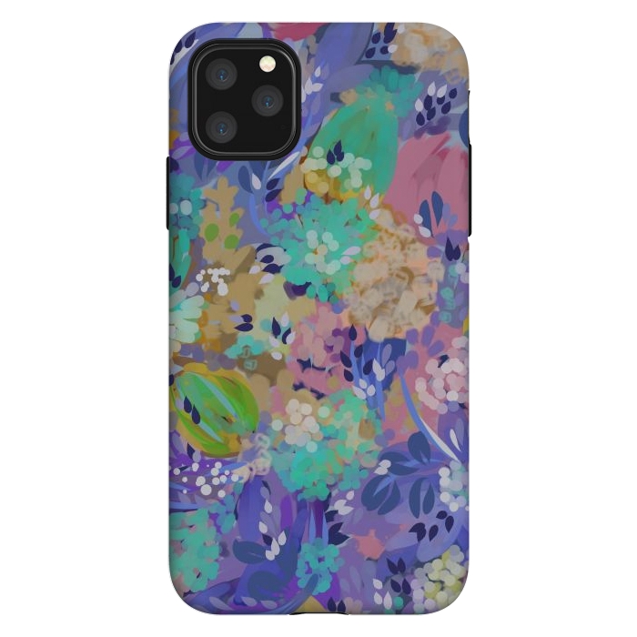 iPhone 11 Pro Max StrongFit River of Flowers by Josie