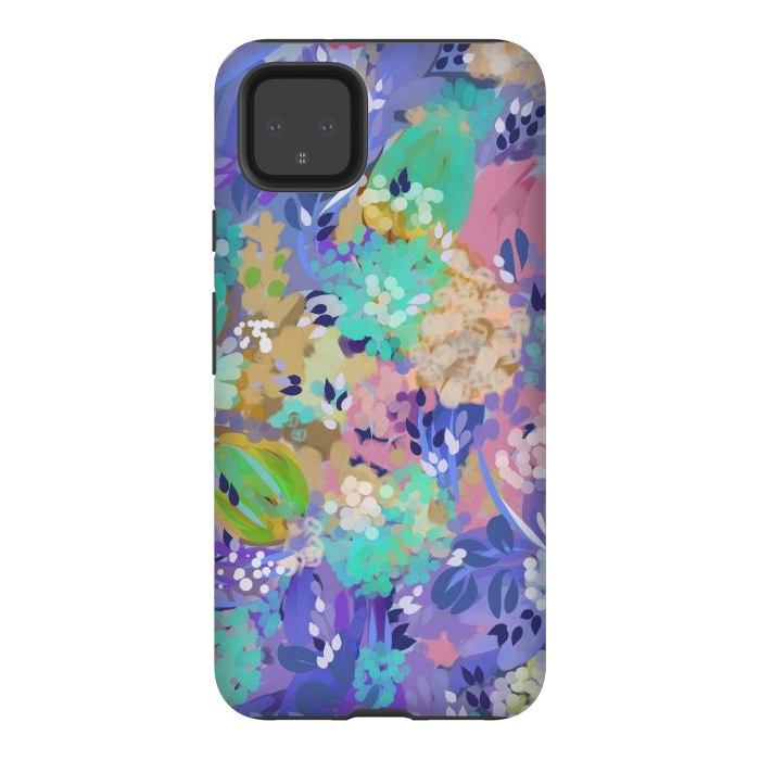 Pixel 4XL StrongFit River of Flowers by Josie
