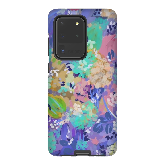 Galaxy S20 Ultra StrongFit River of Flowers by Josie