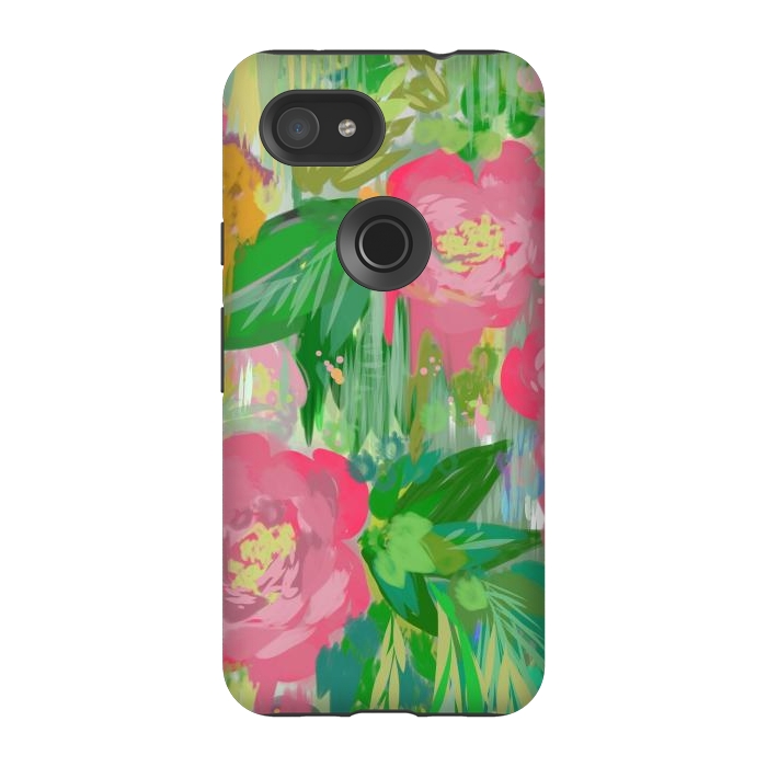Pixel 3A StrongFit Wild Roses by Josie