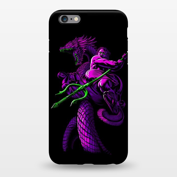 iPhone 6/6s plus StrongFit Poseidon with Trident and Dragon by Alberto