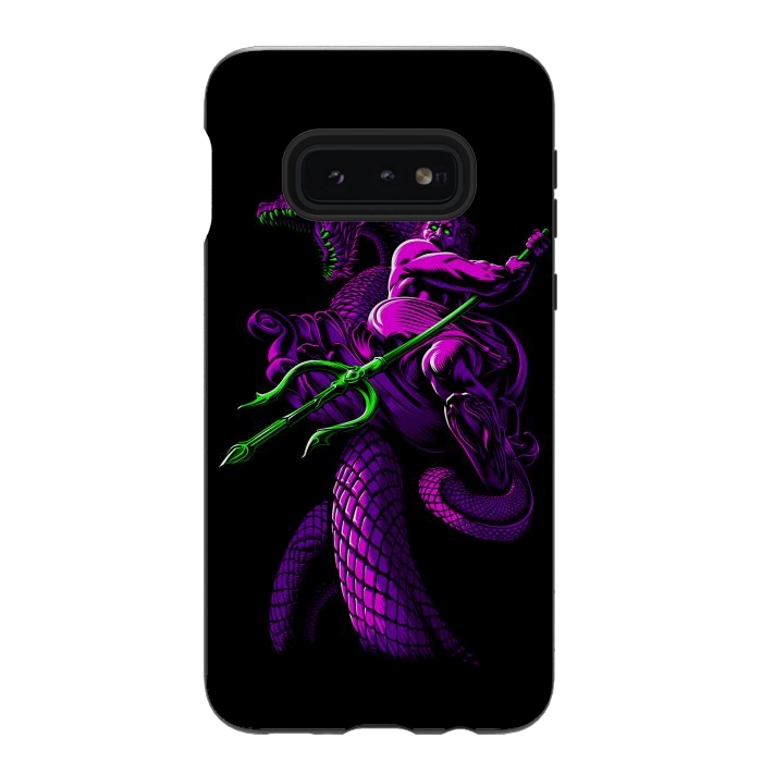 Galaxy S10e StrongFit Poseidon with Trident and Dragon by Alberto