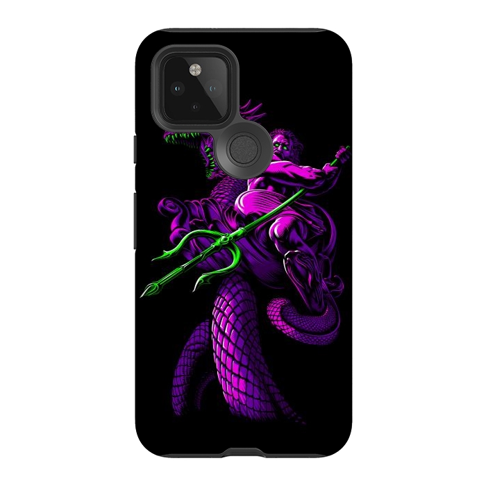 Pixel 5 StrongFit Poseidon with Trident and Dragon by Alberto