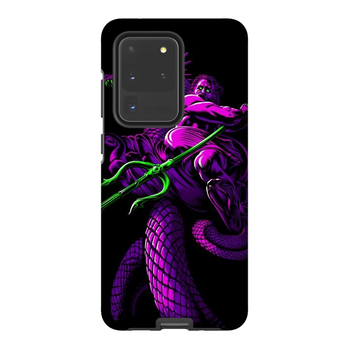 Galaxy S20 Ultra StrongFit Poseidon with Trident and Dragon by Alberto