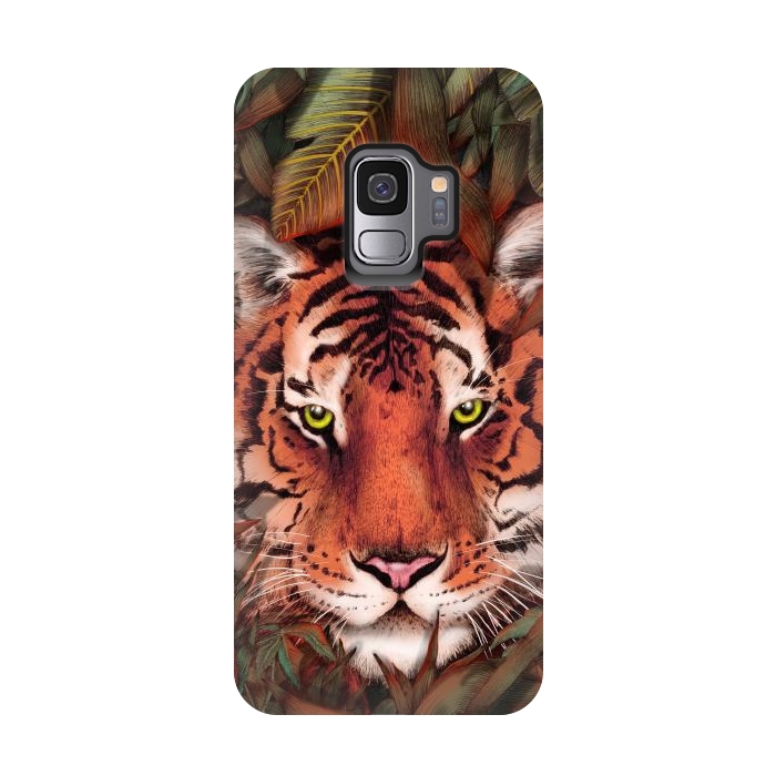 Galaxy S9 StrongFit Jungle Tiger Majesty Colour Version by ECMazur 