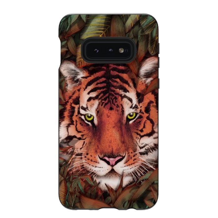 Galaxy S10e StrongFit Jungle Tiger Majesty Colour Version by ECMazur 