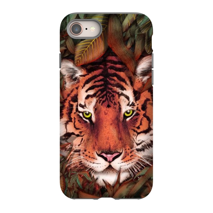 iPhone SE StrongFit Jungle Tiger Majesty Colour Version by ECMazur 