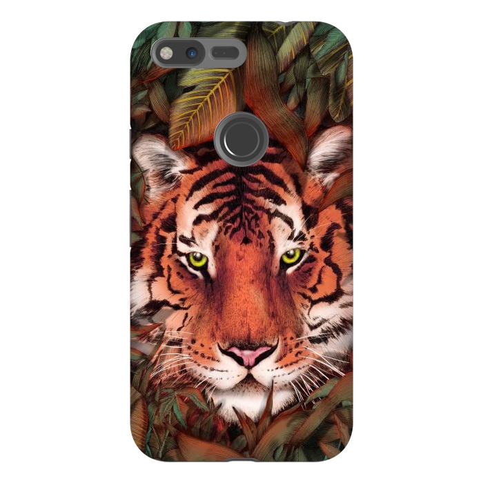 Pixel XL StrongFit Jungle Tiger Majesty Colour Version by ECMazur 