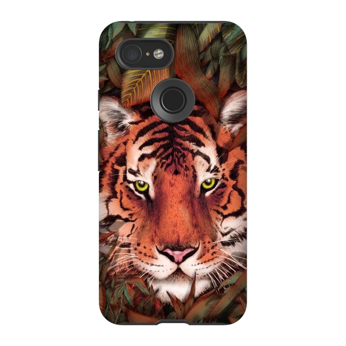 Pixel 3 StrongFit Jungle Tiger Majesty Colour Version by ECMazur 