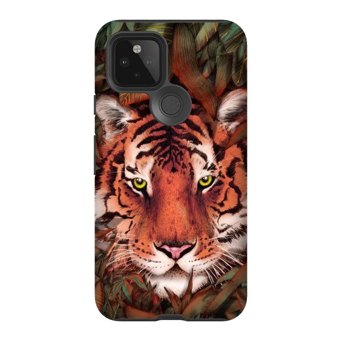 Pixel 5 StrongFit Jungle Tiger Majesty Colour Version by ECMazur 