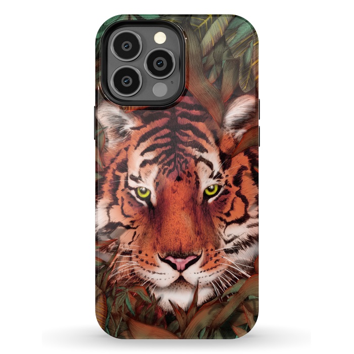 iPhone 13 Pro Max StrongFit Jungle Tiger Majesty Colour Version by ECMazur 