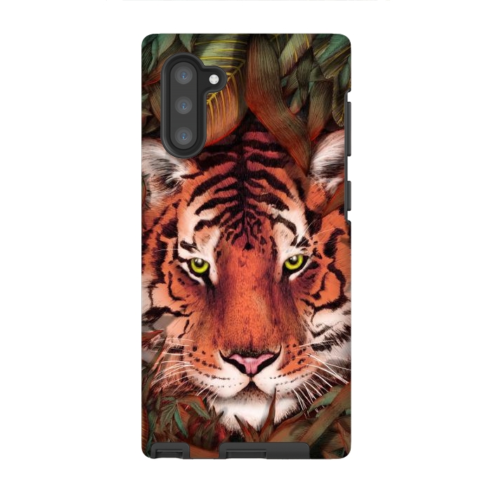 Galaxy Note 10 StrongFit Jungle Tiger Majesty Colour Version by ECMazur 