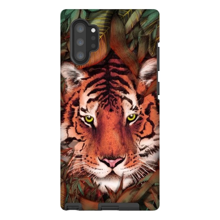 Galaxy Note 10 plus StrongFit Jungle Tiger Majesty Colour Version by ECMazur 
