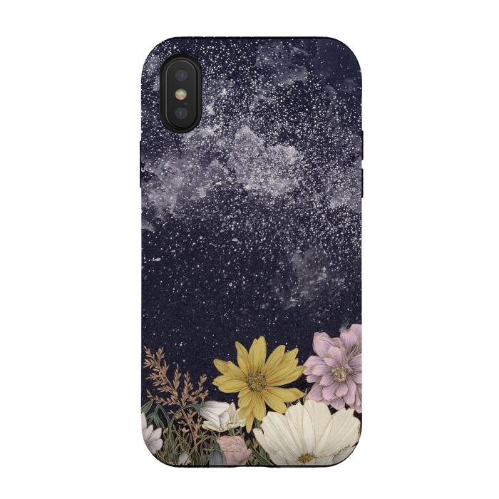 iPhone Xs / X StrongFit Galaxy in Bloom by ECMazur 