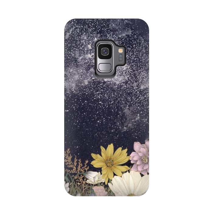 Galaxy S9 StrongFit Galaxy in Bloom by ECMazur 