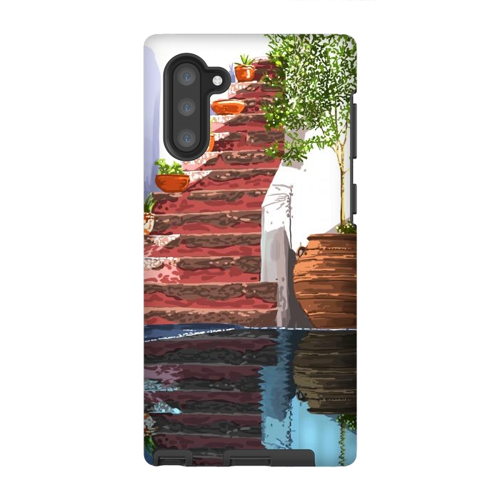 Galaxy Note 10 StrongFit Serenity Weekend | Mindful Travel Greece Architecture | Rustic Earthy Swim Pool | Peace & Positivity by Uma Prabhakar Gokhale