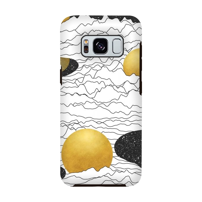 Galaxy S8 StrongFit Mono Moonscape by amini54