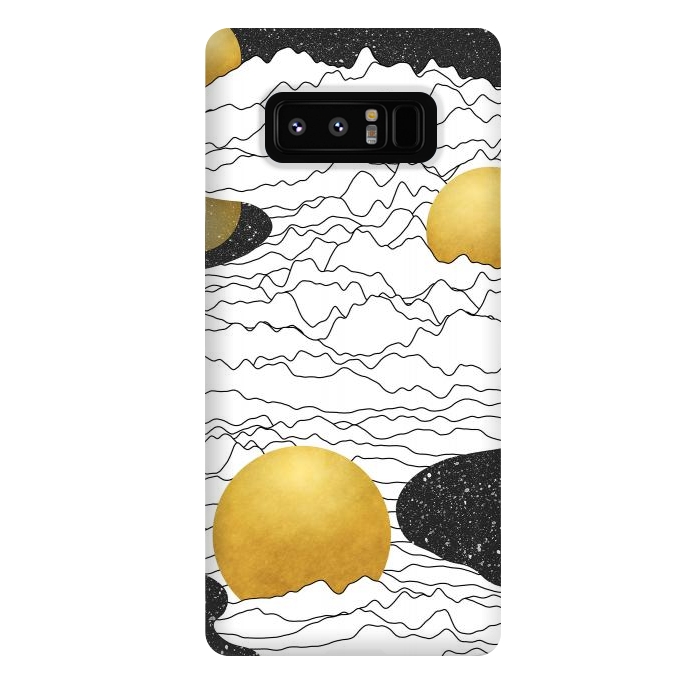 Galaxy Note 8 StrongFit Mono Moonscape by amini54