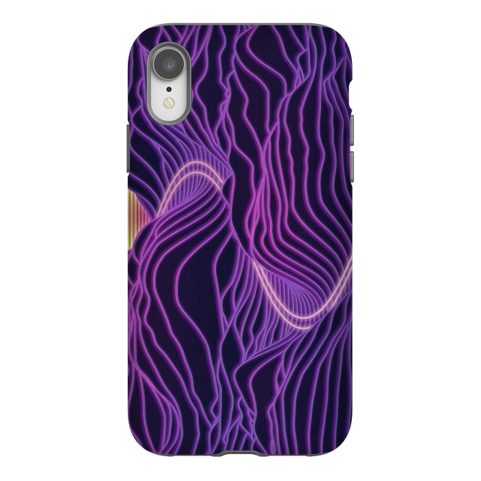 iPhone Xr StrongFit Neon Sunrise by amini54