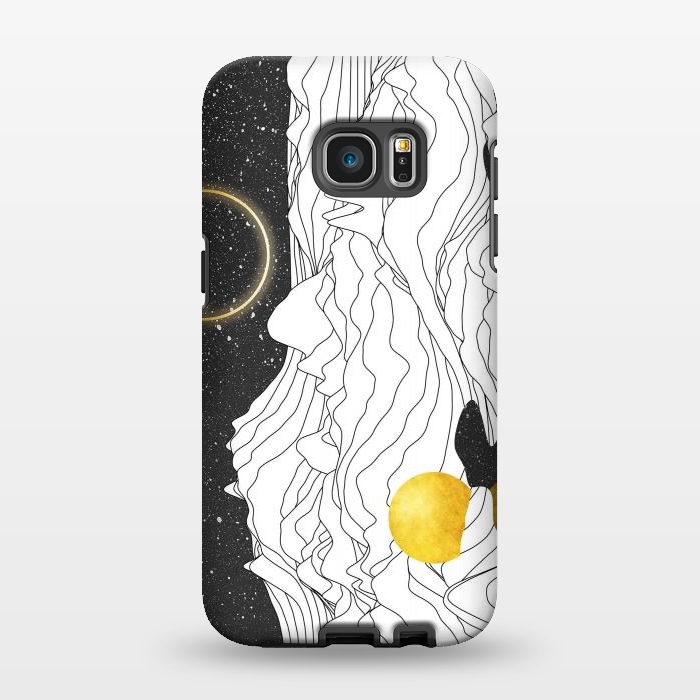 Galaxy S7 EDGE StrongFit Mono Two Moons by amini54