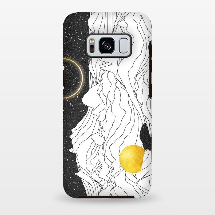 Galaxy S8 plus StrongFit Mono Two Moons by amini54