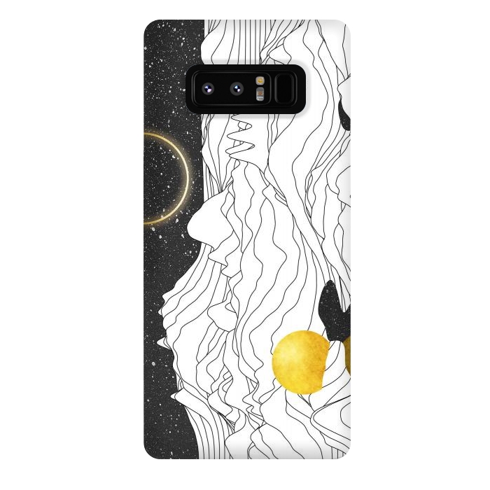 Galaxy Note 8 StrongFit Mono Two Moons by amini54