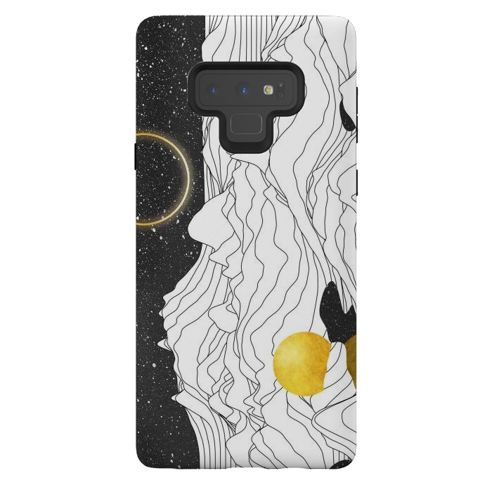 Galaxy Note 9 StrongFit Mono Two Moons by amini54