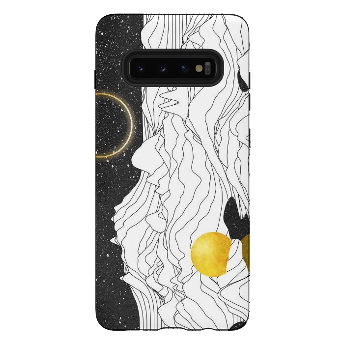 Galaxy S10 plus StrongFit Mono Two Moons by amini54