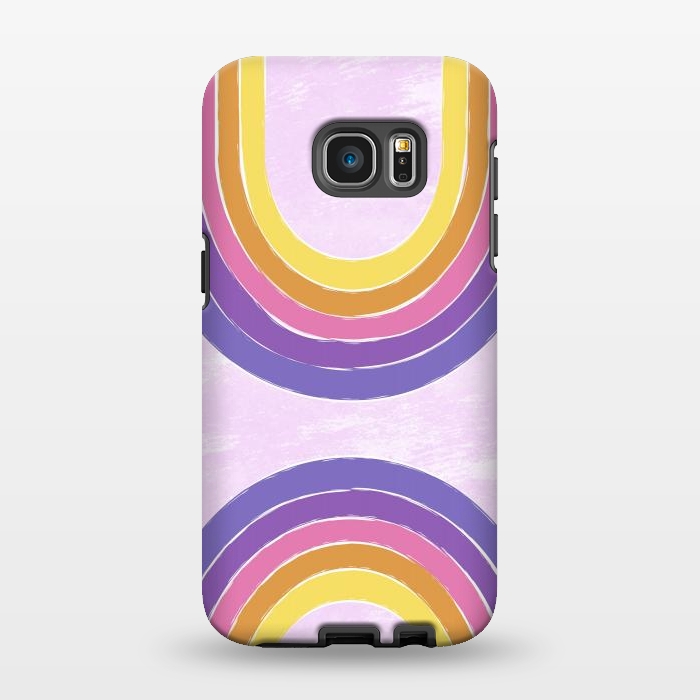 Galaxy S7 EDGE StrongFit Double Rainbow by Martina