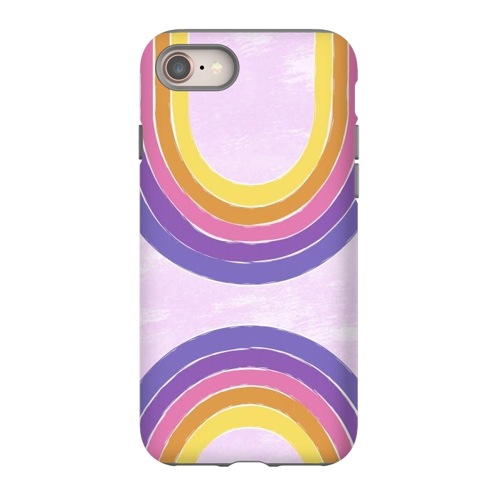 iPhone SE StrongFit Double Rainbow by Martina