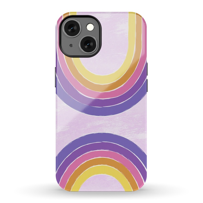 iPhone 13 StrongFit Double Rainbow by Martina