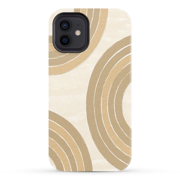 iPhone 12 StrongFit Sand Rainbow by Martina