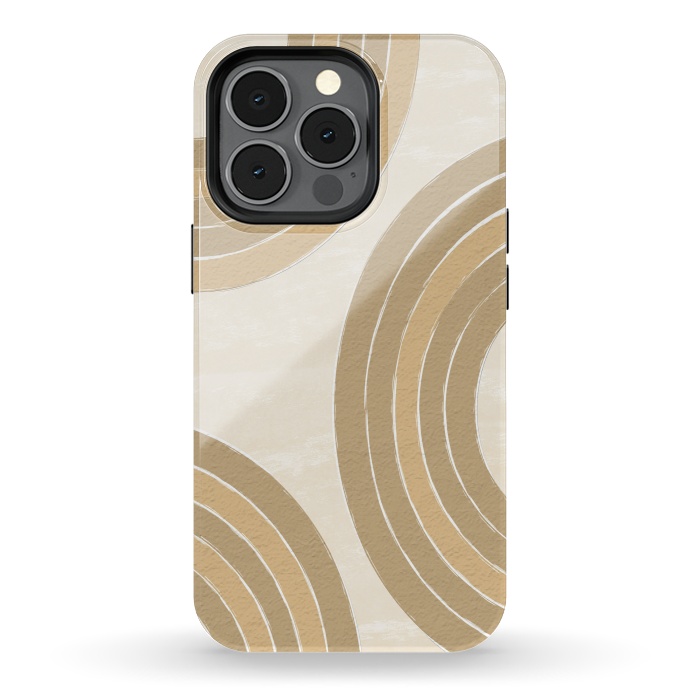 iPhone 13 pro StrongFit Sand Rainbow by Martina