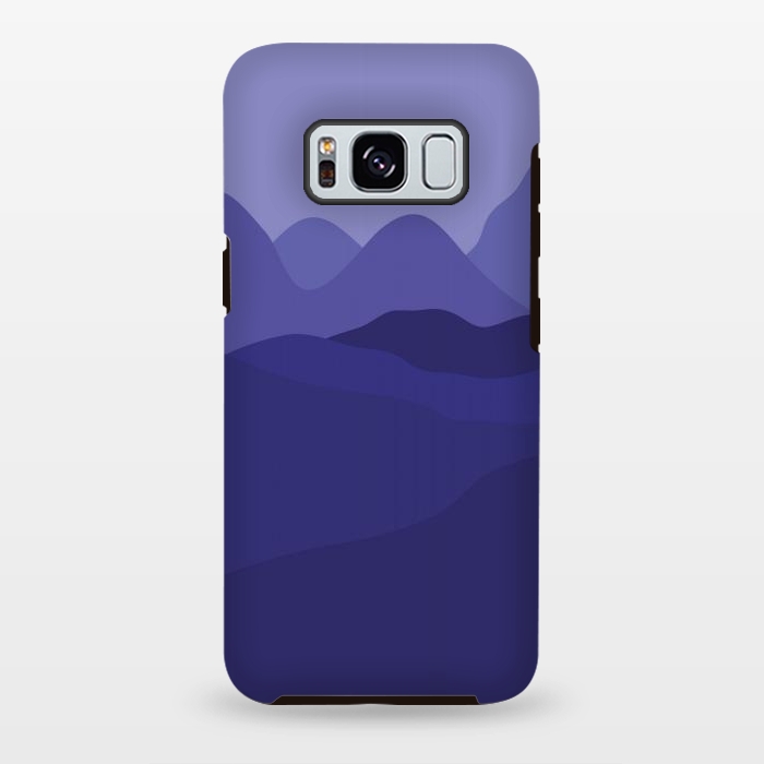 Galaxy S8 plus StrongFit Purple Mountains by Martina
