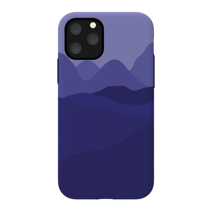 iPhone 11 Pro StrongFit Purple Mountains by Martina