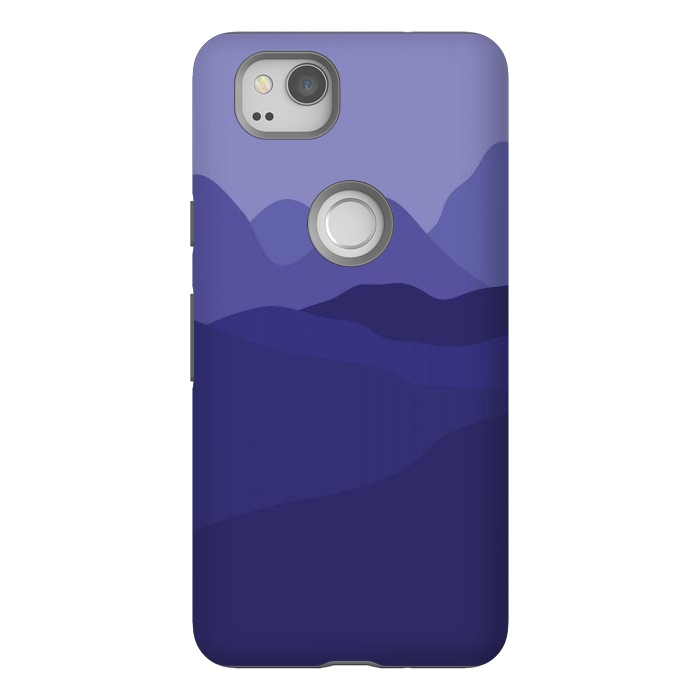 Pixel 2 StrongFit Purple Mountains by Martina
