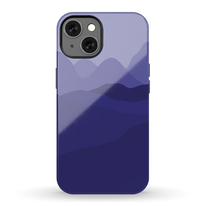 iPhone 13 StrongFit Purple Mountains by Martina