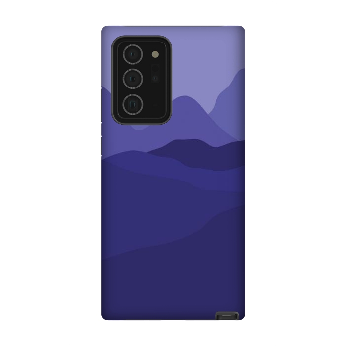 Galaxy Note 20 Ultra StrongFit Purple Mountains by Martina