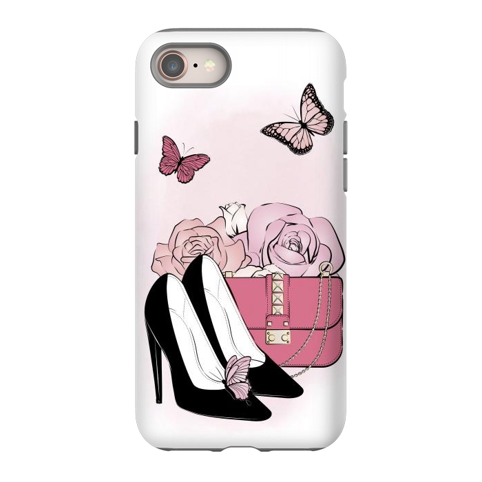iPhone SE StrongFit Pink fashionista by Martina