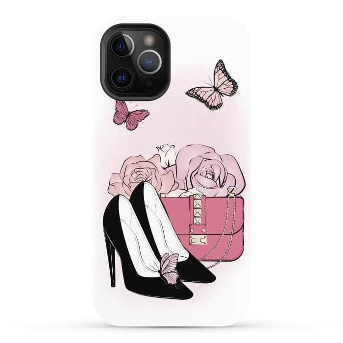 iPhone 12 Pro StrongFit Pink fashionista by Martina