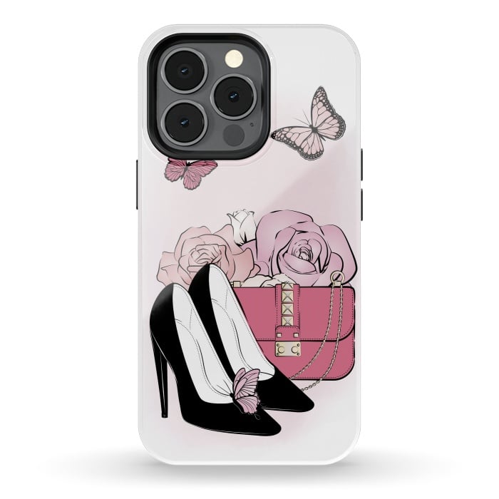 iPhone 13 pro StrongFit Pink fashionista by Martina