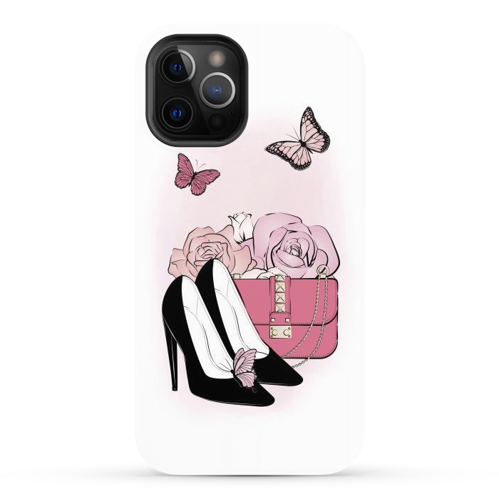 iPhone 12 Pro Max StrongFit Pink fashionista by Martina